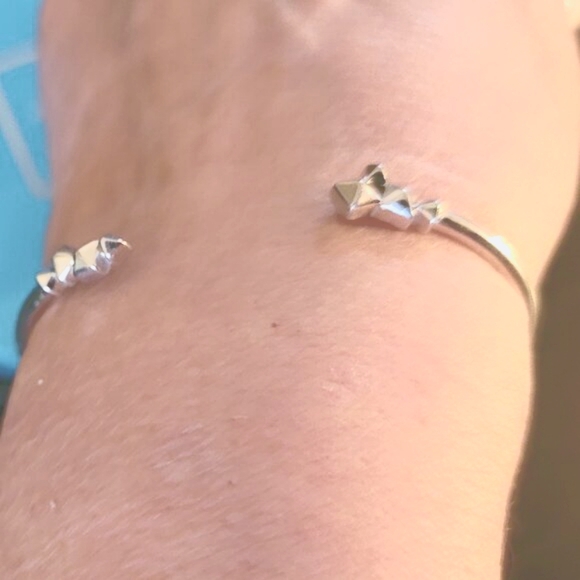 Birks Sterling Silver Cluster Stud Bracelet S/M - Picture 5 of 6